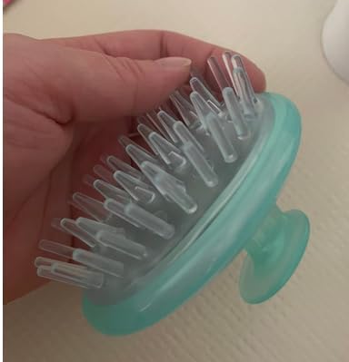 [2-Pack] K-Beauty Detachable Silicone Scalp Massager & Shampoo Brush - Deep Cleanse, Dandruff & Itch Relief, Hair Growth Support