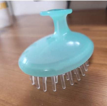 [2-Pack] K-Beauty Detachable Silicone Scalp Massager & Shampoo Brush - Deep Cleanse, Dandruff & Itch Relief, Hair Growth Support