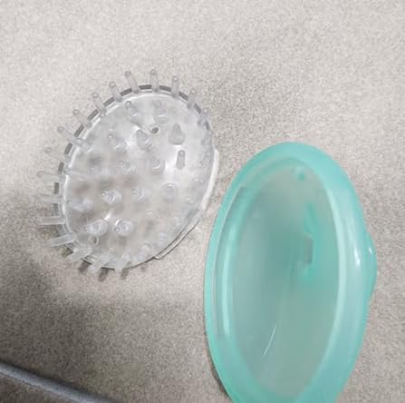 [2-Pack] K-Beauty Detachable Silicone Scalp Massager & Shampoo Brush - Deep Cleanse, Dandruff & Itch Relief, Hair Growth Support