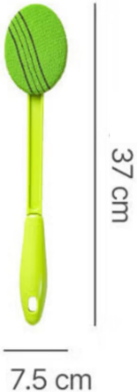 K-Beauty Ultimate Exfoliation Duo: Korean Thumb-Loop Body Scrub Mitt & Back Scrubber Stick Set Achieve Glowing Sk