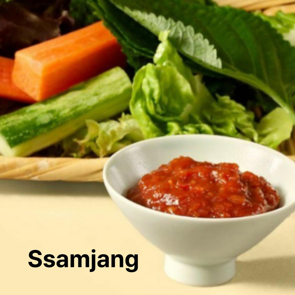Korean Gochujang & Ssamjang Paste Set (200g Gochujang, 170g Ssamjang) - Authentic K-Food Chili & Seasoned Soybean Dipping Sauce for BBQ & More