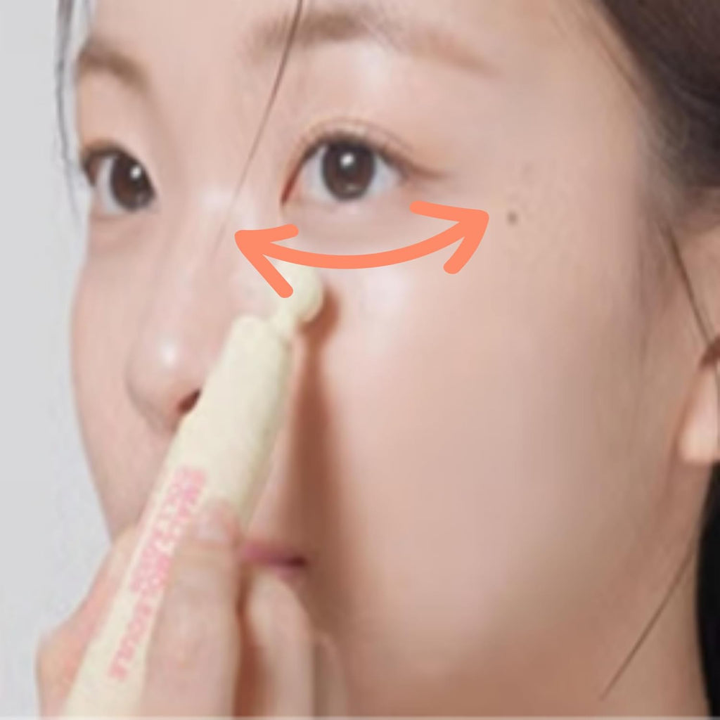 Cleaderm K-Beauty Low-Molecular Collagen Eye Serum with Roller - Hydrating Ampoule for Dark Circles, Puffiness & Wrinkles (2-Pack)