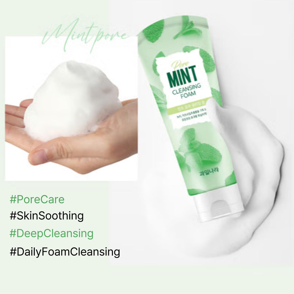 3packs Korean Cleansing Foam Trio Set - Egg, Soothing Aloe & Pure Mint