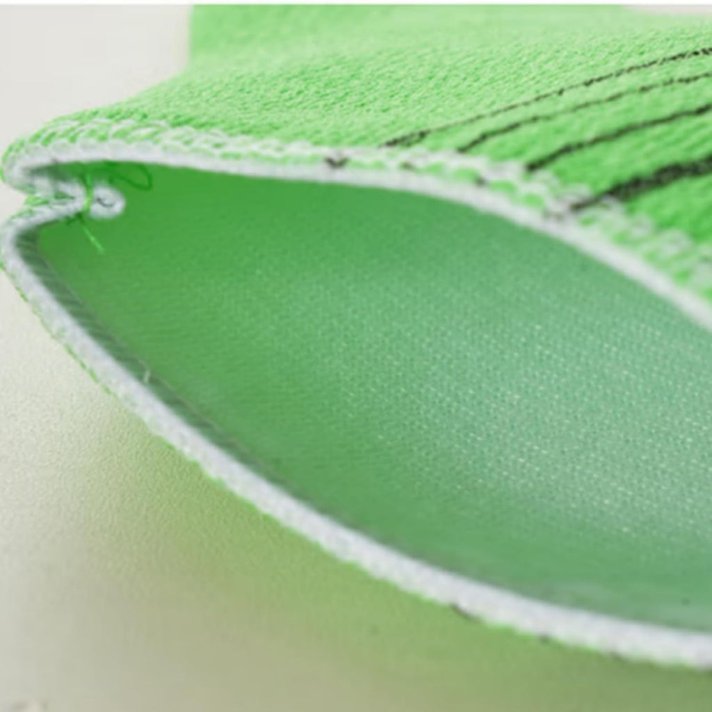 K-Beauty Ultimate Exfoliation Duo: Korean Thumb-Loop Body Scrub Mitt & Back Scrubber Stick Set Achieve Glowing Sk