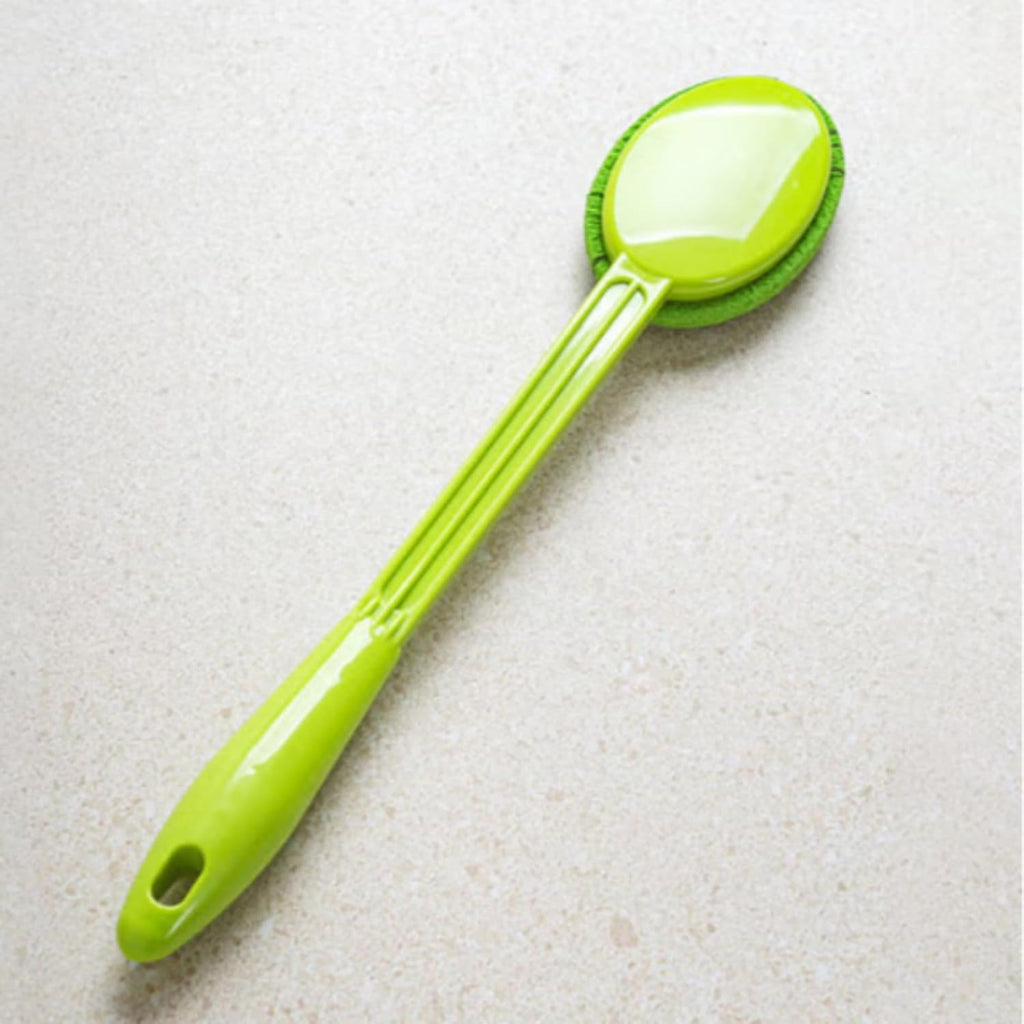 K-Beauty Ultimate Exfoliation Duo: Korean Thumb-Loop Body Scrub Mitt & Back Scrubber Stick Set Achieve Glowing Sk