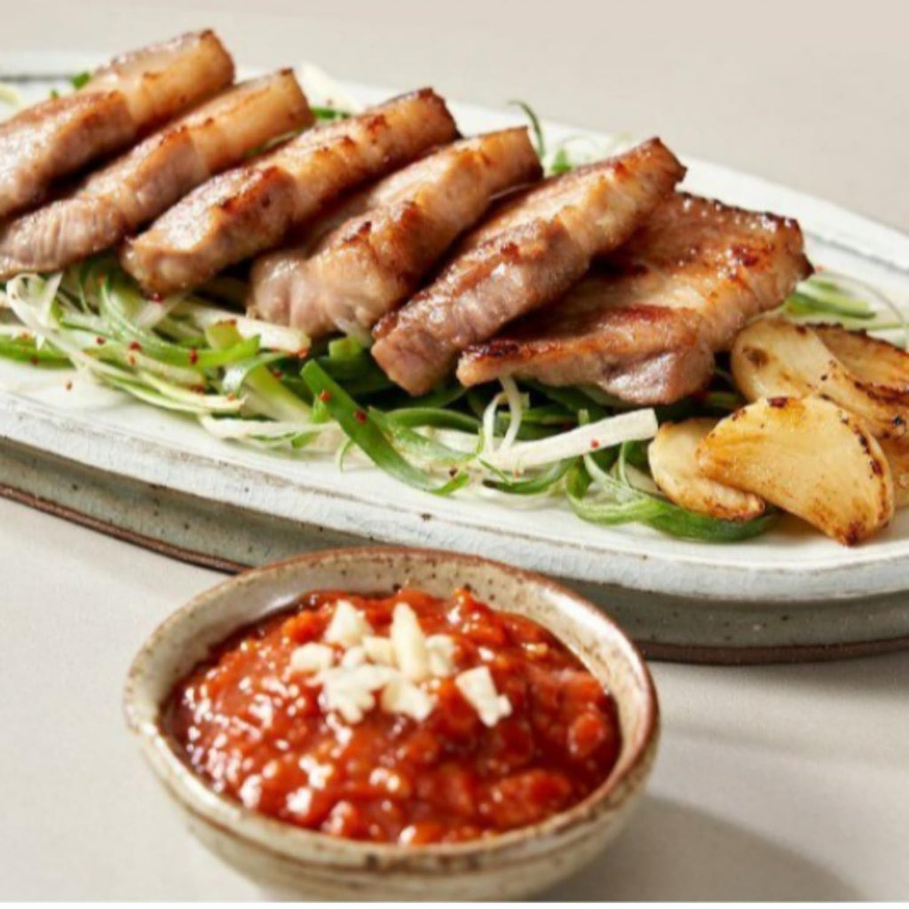 Korean Gochujang & Ssamjang Paste Set (200g Gochujang, 170g Ssamjang) - Authentic K-Food Chili & Seasoned Soybean Dipping Sauce for BBQ & More